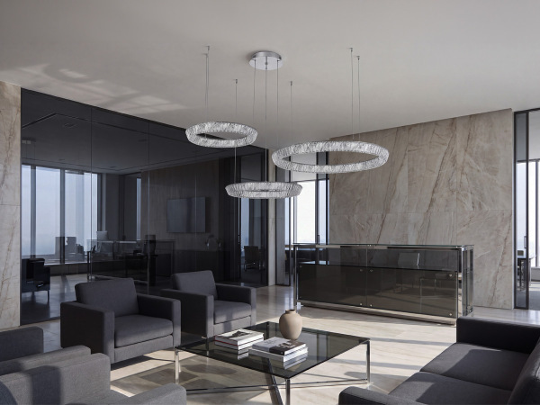 LETICIA candelabru suspendat din cristal 800+600+500 - V30125 2