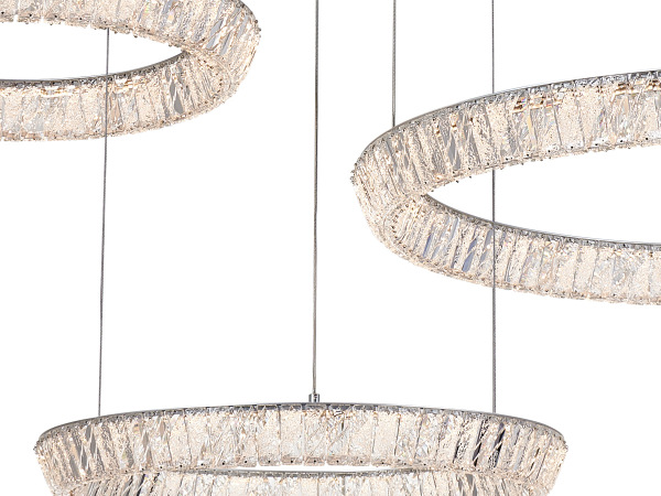 LETICIA candelabru suspendat din cristal 800+600+500 - V30125 5