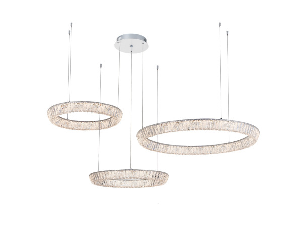 LETICIA candelabru suspendat din cristal 800+600+500 - V30125 3